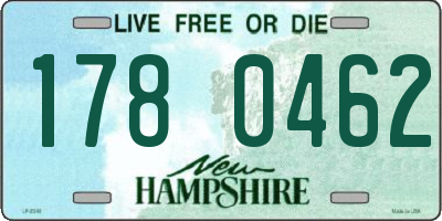 NH license plate 1780462