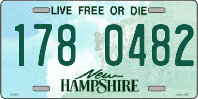 NH license plate 1780482