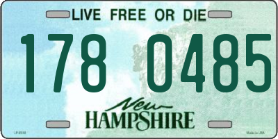 NH license plate 1780485