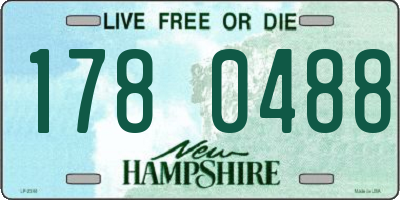 NH license plate 1780488