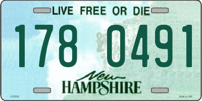 NH license plate 1780491