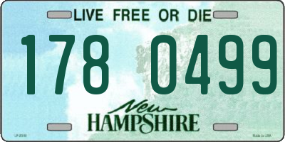 NH license plate 1780499