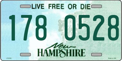 NH license plate 1780528