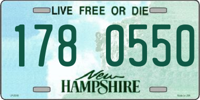 NH license plate 1780550