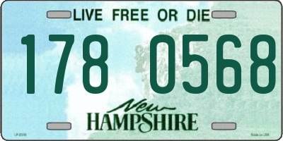 NH license plate 1780568