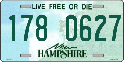 NH license plate 1780627
