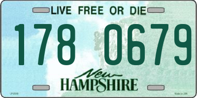 NH license plate 1780679