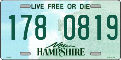 NH license plate 1780819