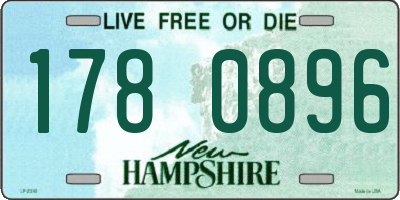 NH license plate 1780896
