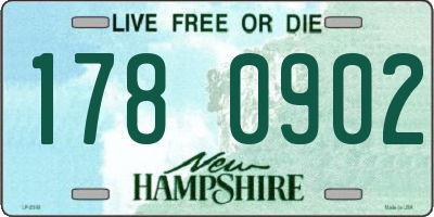 NH license plate 1780902