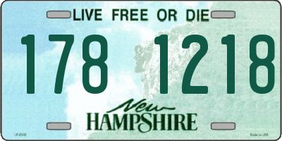 NH license plate 1781218
