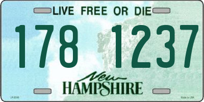 NH license plate 1781237