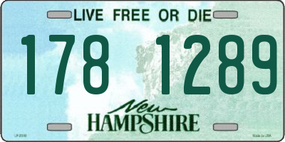 NH license plate 1781289