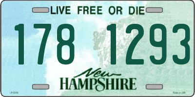 NH license plate 1781293