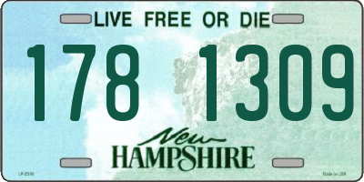 NH license plate 1781309