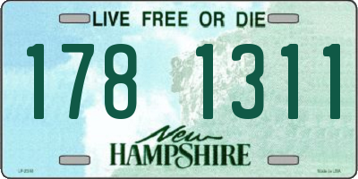 NH license plate 1781311