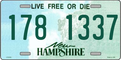 NH license plate 1781337