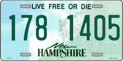 NH license plate 1781405