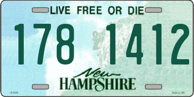 NH license plate 1781412