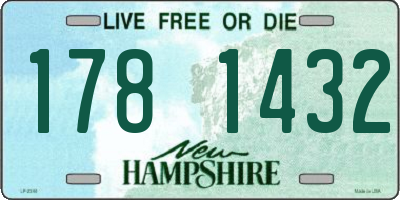 NH license plate 1781432