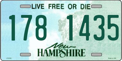 NH license plate 1781435