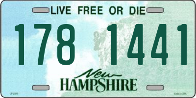 NH license plate 1781441
