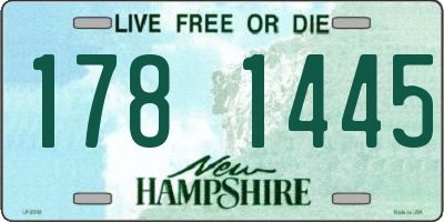 NH license plate 1781445