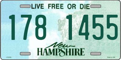 NH license plate 1781455