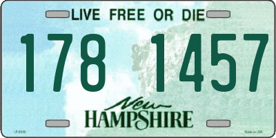 NH license plate 1781457