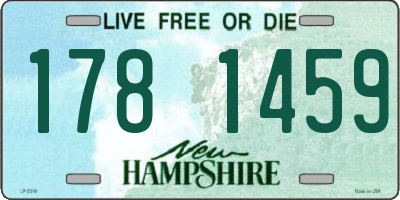 NH license plate 1781459