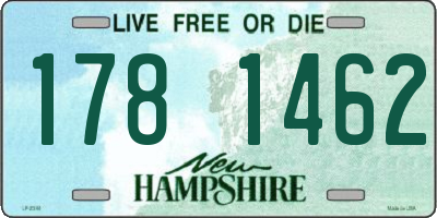 NH license plate 1781462