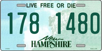 NH license plate 1781480