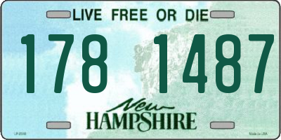 NH license plate 1781487