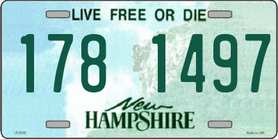 NH license plate 1781497