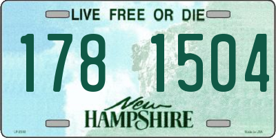 NH license plate 1781504
