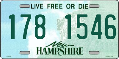 NH license plate 1781546