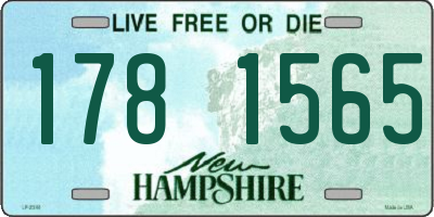 NH license plate 1781565