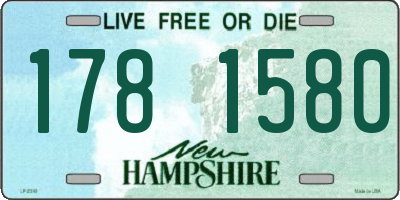 NH license plate 1781580