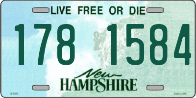NH license plate 1781584