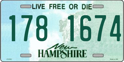 NH license plate 1781674