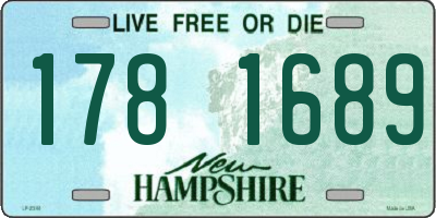 NH license plate 1781689