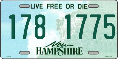 NH license plate 1781775
