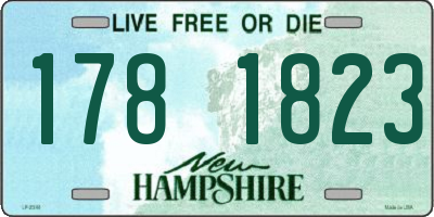 NH license plate 1781823