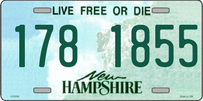 NH license plate 1781855