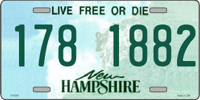 NH license plate 1781882