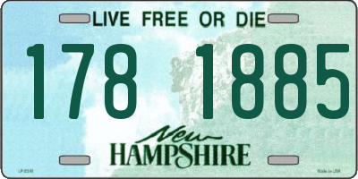 NH license plate 1781885