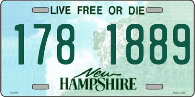 NH license plate 1781889