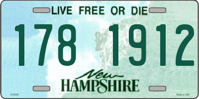 NH license plate 1781912