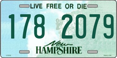 NH license plate 1782079