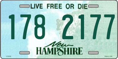 NH license plate 1782177